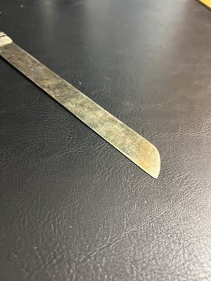 Vintage Wedding Cake Knife Silver Plated Dove Intertwined Ida Pingala Caduceus - Thumbnail 6