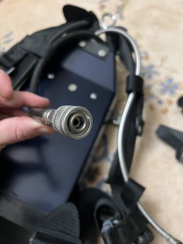 Vtg North Self-Contained Breathing Apparatus Scuba Gear Metal Backplate Harness - Thumbnail 6
