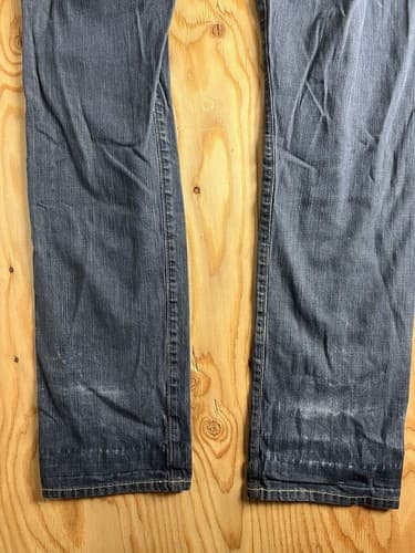 Taylor Stitch Democratic Selvedge Jeans Mens 35 *34x34 Straight Leg Dark Wash - Thumbnail 13