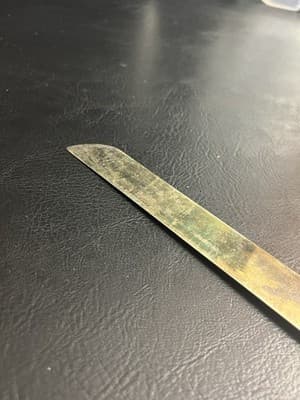 Vintage Wedding Cake Knife Silver Plated Dove Intertwined Ida Pingala Caduceus - Thumbnail 4