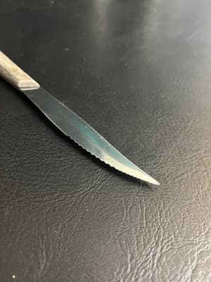 VTG Dexter Russell Wood Handle Serrated Steak Knife Stainless Steel USA - Thumbnail 7