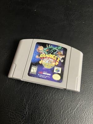 Rampage 2 Universal Tour Nintendo 64 N64 Game Cartridge Only USA Midway - Image 1