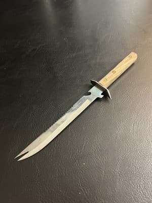 Vintage Haverhills Mitsuboshi Japan Fishing Stainless Steel Knife Fork Hunting - Image 1