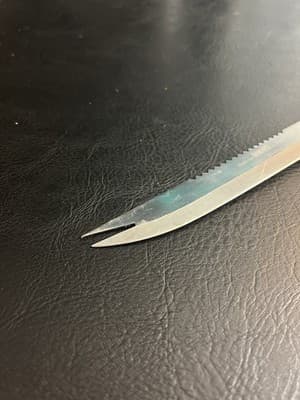Vintage Haverhills Mitsuboshi Japan Fishing Stainless Steel Knife Fork Hunting - Thumbnail 2
