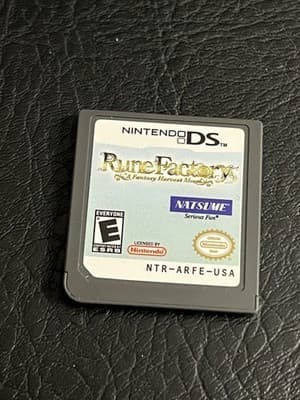 Rune Factory: A Fantasy Harvest Moon (Nintendo DS, 2007) Cartridge Only USA - Image 1