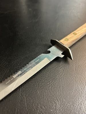 Vintage Haverhills Mitsuboshi Japan Fishing Stainless Steel Knife Fork Hunting - Thumbnail 4