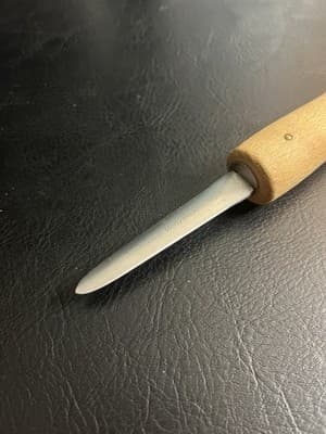 Morty The Knife Man 3” Blade Oyster #516 High Carbon Stainless Steel Wood Handle - Thumbnail 2
