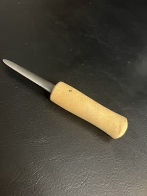 Morty The Knife Man 3” Blade Oyster #516 High Carbon Stainless Steel Wood Handle - Thumbnail 4
