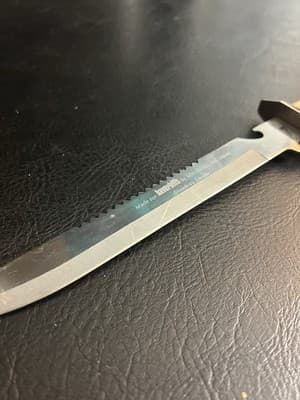 Vintage Haverhills Mitsuboshi Japan Fishing Stainless Steel Knife Fork Hunting - Thumbnail 3