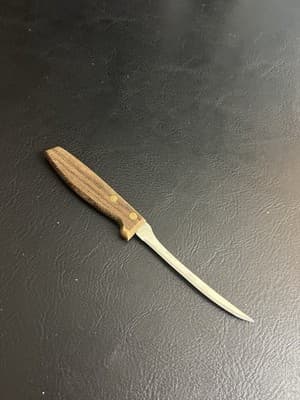 Regent Sheffield Boning Knife Vintage Stainless Steel w/Wooden Handle – England - Thumbnail 6