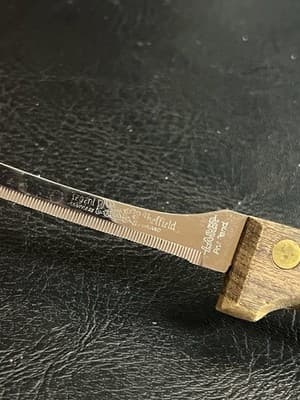 Regent Sheffield Boning Knife Vintage Stainless Steel w/Wooden Handle – England - Thumbnail 5