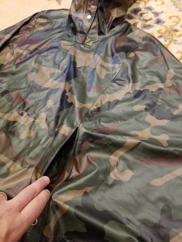 Herschel Supply Co Voyage Poncho Camo XS Rain Jacket - Thumbnail 7