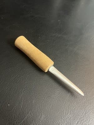 Morty The Knife Man 3” Blade Oyster #516 High Carbon Stainless Steel Wood Handle - Thumbnail 6