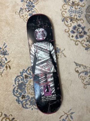 Mike Mo Capaldi Girl "Mo Money Mo Problems" Pretty Sweet Skateboard Deck 7.8 - Image 1