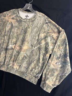 Kacey Musgraves Sweatshirt Womens L Camo Crewneck Deeper Well World Tour Merch - Thumbnail 4