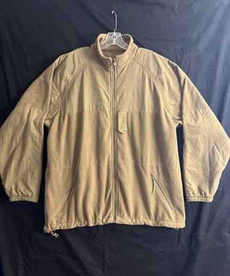 US Navy Coyote Fleece Liner Parka Jacket Mens 3XL Regular Brown Cold Military - Image 1