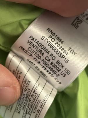 Patagonia Nano Puff Brick Quilt Jacket Kids 14 XL Silver White Primaloft Zip-Up - Thumbnail 10