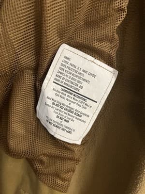 US Navy Coyote Fleece Liner Parka Jacket Mens 3XL Regular Brown Cold Military - Thumbnail 7