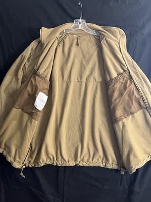 US Navy Coyote Fleece Liner Parka Jacket Mens 3XL Regular Brown Cold Military - Thumbnail 6