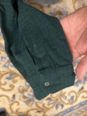 Vtg Pendleton Wool Plaid 1960s Long Sleeve Button Up Mens M Board Shirt Grid - Thumbnail 12