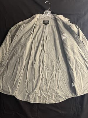 Cc Filson Field Flannel Shirt Mens L Cotton Button Up Balsam Green Home Depot - Thumbnail 8