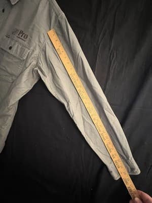 Cc Filson Field Flannel Shirt Mens L Cotton Button Up Balsam Green Home Depot - Thumbnail 5
