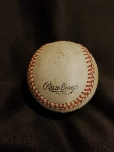 Signed California League Official Baseball Unknown Signature Rawlings 80cc Ball - Thumbnail 3