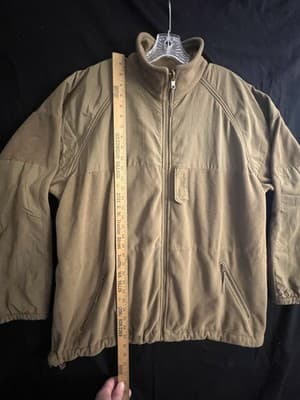 US Navy Coyote Fleece Liner Parka Jacket Mens 3XL Regular Brown Cold Military - Thumbnail 3
