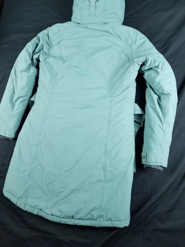 $350 Columbia Icelandite TurboDown Parka Jacket - Women's size M Green Thermal - Thumbnail 11
