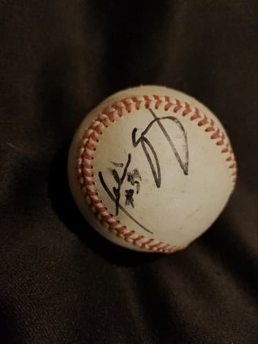 Signed California League Official Baseball Unknown Signature Rawlings 80cc Ball - Thumbnail 8