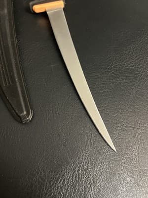 KERSHAW KAI 1257 Fish Fillet Knife 7" Blade Flexable Rubber Handle Sheathe - Thumbnail 6