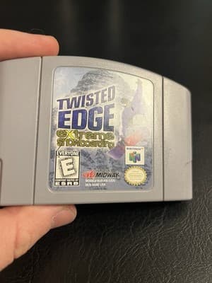 Twisted Edge Extreme Snowboarding (Nintendo 64, N64, 1998) Tested Cartridge USA - Thumbnail 2