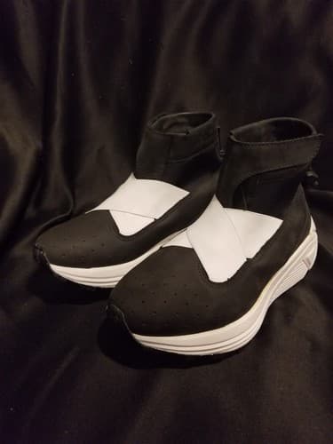 Guillermo Bravo La Pola High Top Boots Black White Chelsea Womens 4.5 / EU 35 - Thumbnail 8