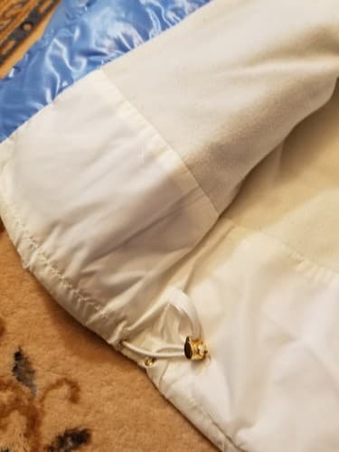 Vintage 90s Ralph Lauren Sport Quilted Puffer Down Jacket Size M Baby Blue Polo - Thumbnail 8