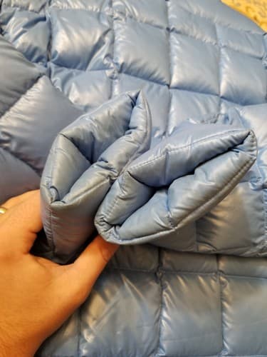 Vintage 90s Ralph Lauren Sport Quilted Puffer Down Jacket Size M Baby Blue Polo - Thumbnail 14