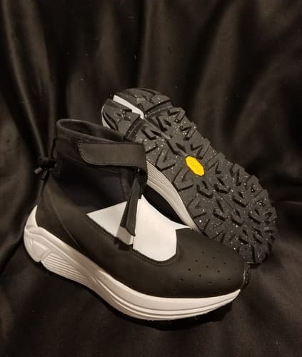 Guillermo Bravo La Pola High Top Boots Black White Chelsea Womens 4.5 / EU 35 - Image 1