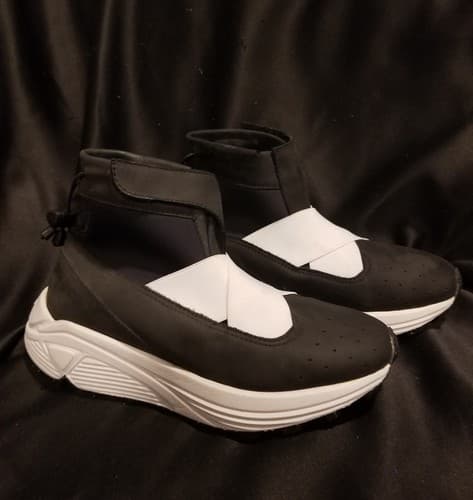 Guillermo Bravo La Pola High Top Boots Black White Chelsea Womens 4.5 / EU 35 - Thumbnail 4