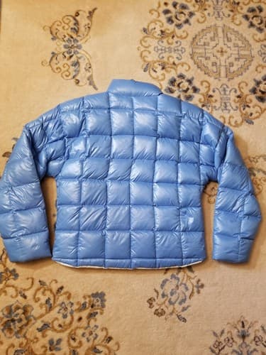 Vintage 90s Ralph Lauren Sport Quilted Puffer Down Jacket Size M Baby Blue Polo - Thumbnail 4