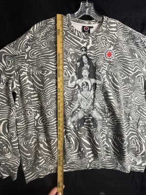 Red Hot Chili Peppers Unlimited Love World Tour Totem Zebra Sweatshirt XXXL 3XL - Thumbnail 4