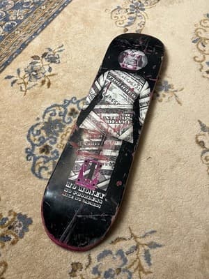 Mike Mo Capaldi Girl "Mo Money Mo Problems" Pretty Sweet Skateboard Deck 7.8 - Thumbnail 6