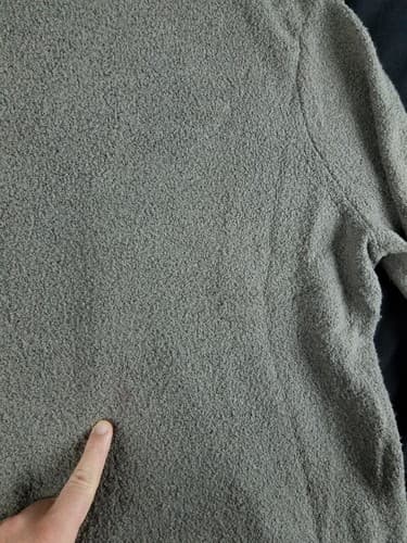 Allsaints Men's XXL Eamont Crew Cotton Blend Oversized Sweater Taupe Brown 2XL - Thumbnail 4