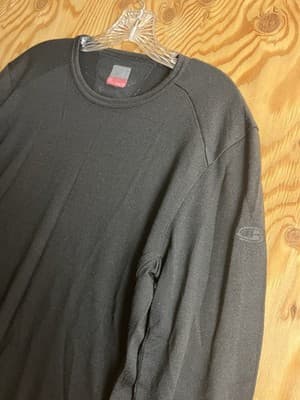 Icebreaker Bodyfit 260 Mens Merino Wool Base Layer Long Sleeve Shirt Black M - Thumbnail 4