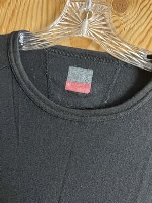 Icebreaker Bodyfit 260 Mens Merino Wool Base Layer Long Sleeve Shirt Black M - Thumbnail 5
