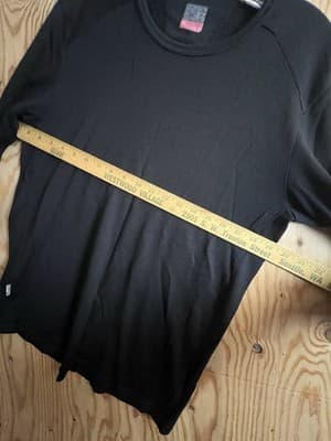 Icebreaker Bodyfit 260 Mens Merino Wool Base Layer Long Sleeve Shirt Black M - Thumbnail 8