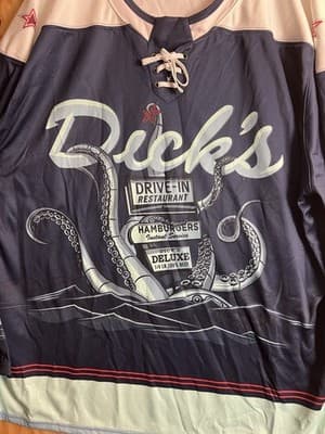Seattle Kraken Dick's Drive-In Collab Mens XXL 56 Hockey Jersey 54 Limited Shirt - Thumbnail 2