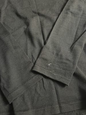 Icebreaker Bodyfit 260 Mens Merino Wool Base Layer Long Sleeve Shirt Black M - Thumbnail 12