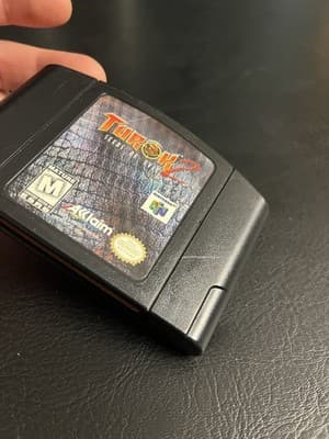 Turok 2 Seeds of Evil Black Cartridge (1998 Nintendo 64) N64 Cartridge Only USA - Thumbnail 3