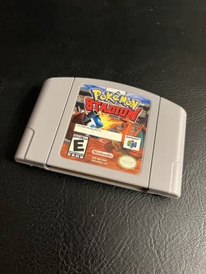 Pokemon Stadium (Nintendo 64, 2000) N64 Authentic Cartridge Only USA - Image 1