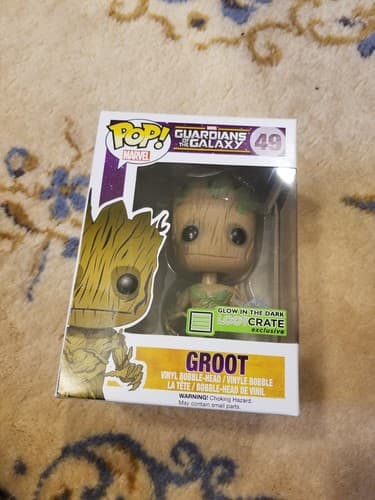 Funko POP! Marvel Guardians of the Galaxy Groot #49 Vinyl Figure Bobble-Head - Image 1