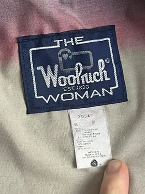 Vintage Woolrich Womens M Wool Duffle Coat Jacket Black Hooded Woman Lined - Thumbnail 11